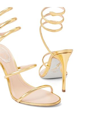 Cleo Metallic Gold leather Sandal RENE CAOVILLA | C123511050001L018DARKGOLD